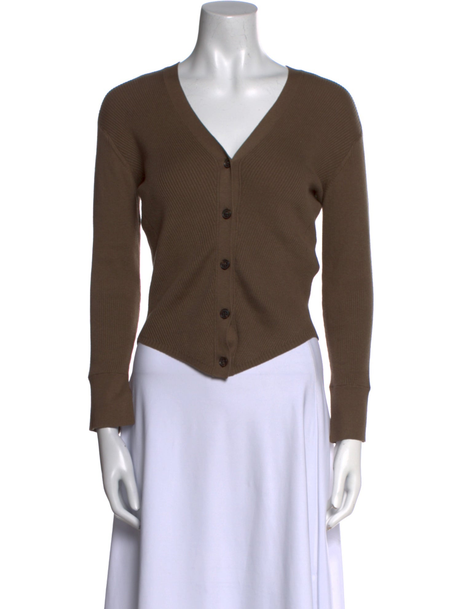 FRAME Silk V-Neck Sweater