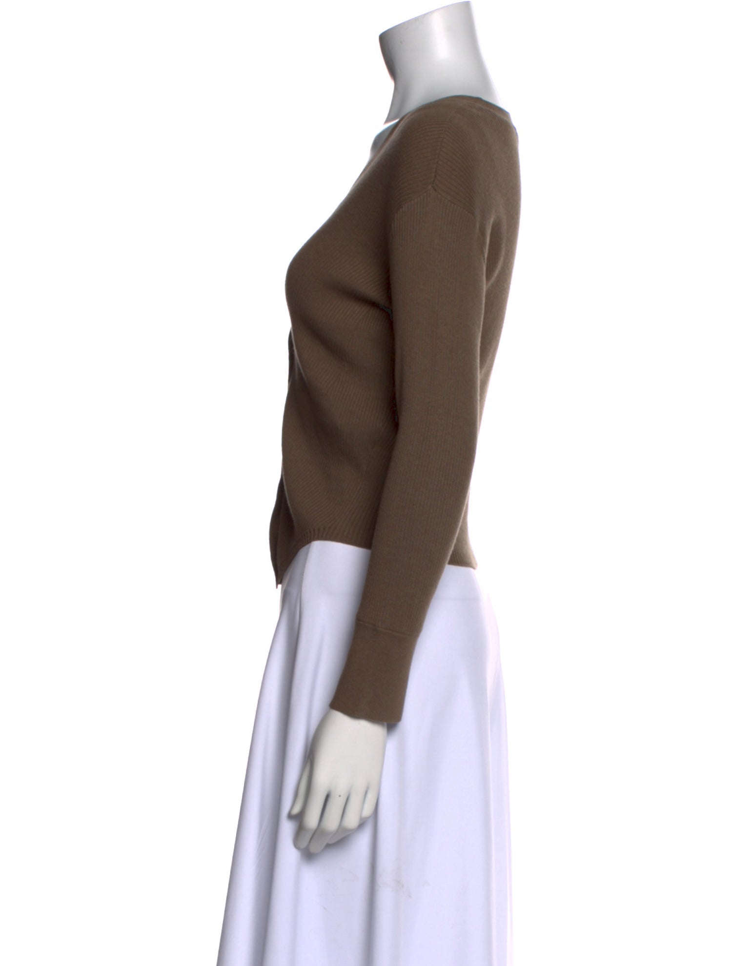 FRAME Silk V-Neck Sweater