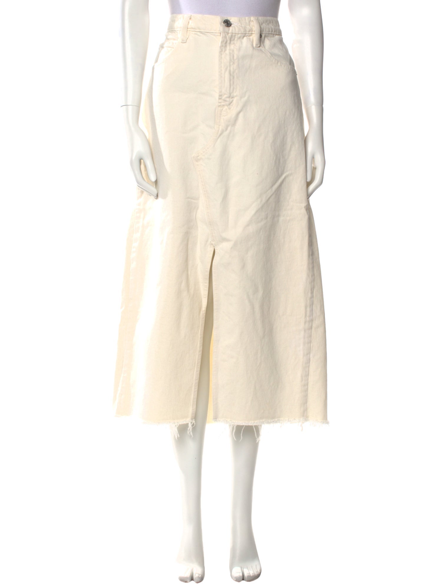 FRAME Midi Length Skirt