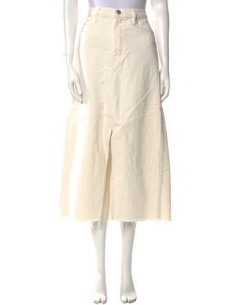 FRAME Midi Length Skirt