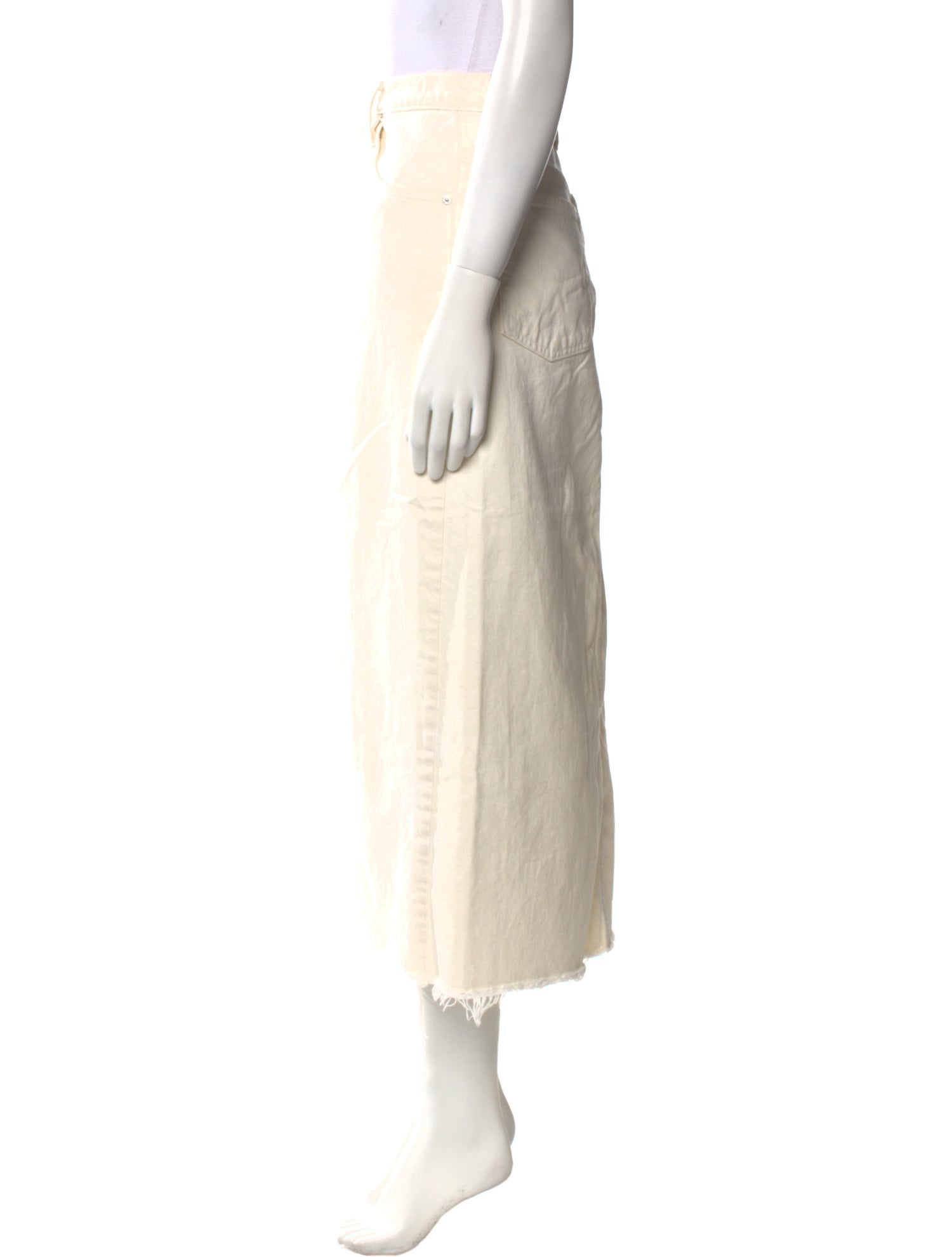 FRAME Midi Length Skirt