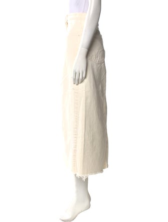 FRAME Midi Length Skirt