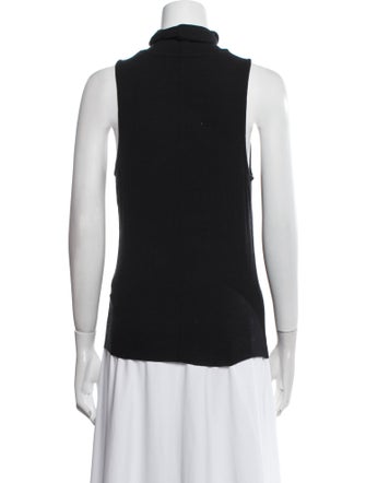 FRAME Turtleneck Sleeveless Top