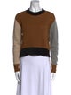 FRAME Cashmere Colorblock Pattern Sweater