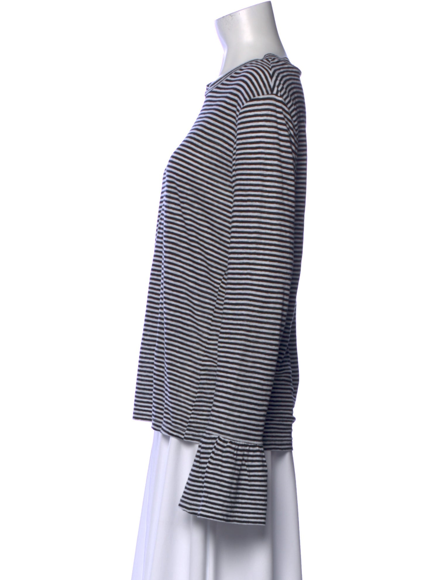 FRAME Linen Striped T-Shirt w/ Tags