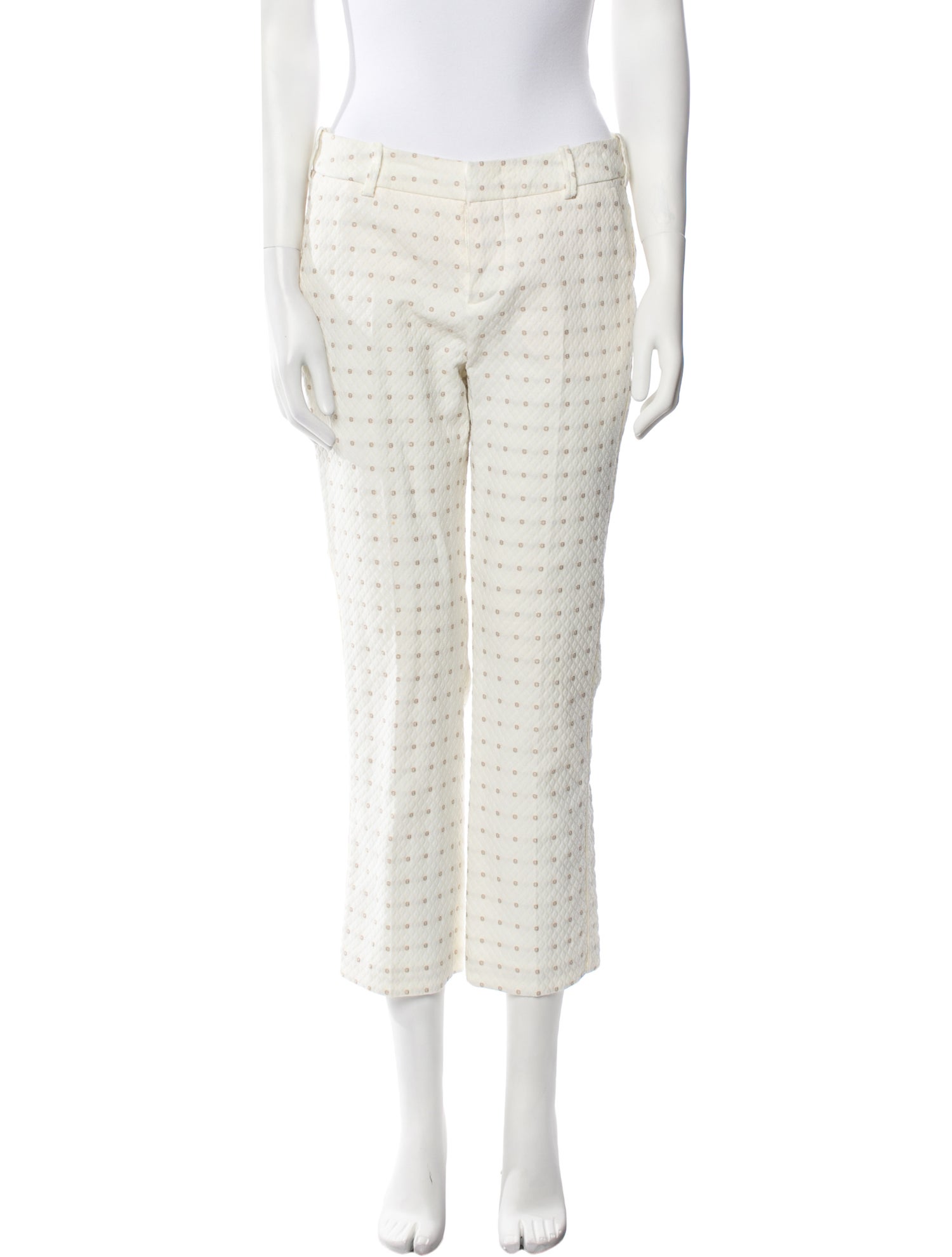 FRAME Printed Straight Leg Pants