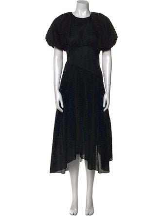 FRAME Crew Neck Long Dress