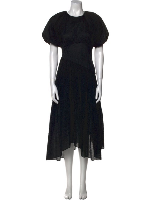 FRAME Crew Neck Long Dress