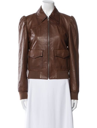 FRAME Lamb Leather Jacket