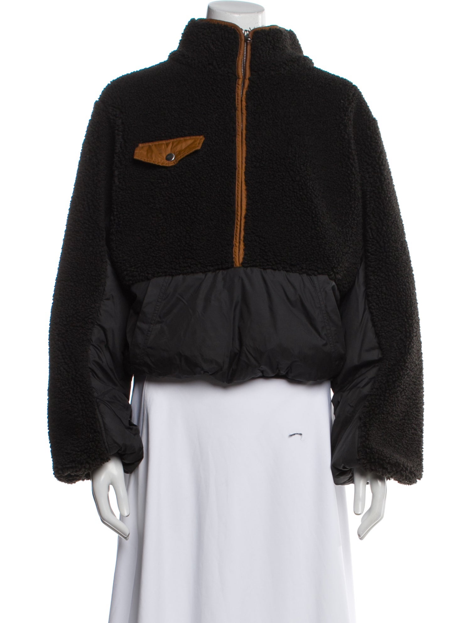 FRAME Faux Fur Jacket