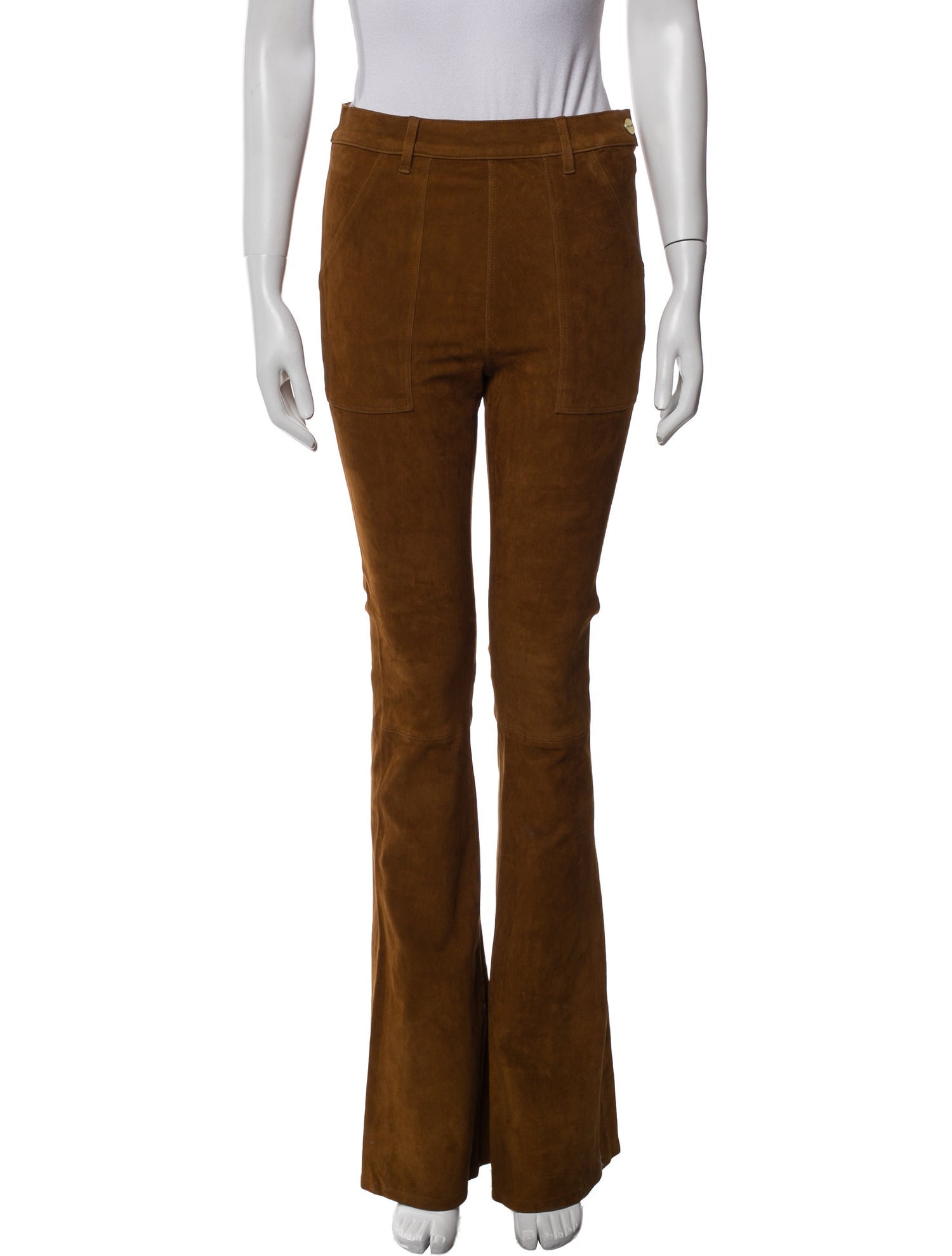 FRAME Lamb Leather Wide Leg Pants