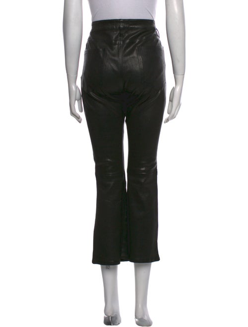 FRAME Lamb Leather Flared Pants