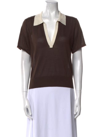 FRAME Cashmere V-Neck Polo