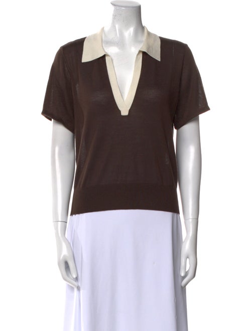 FRAME Cashmere V-Neck Polo