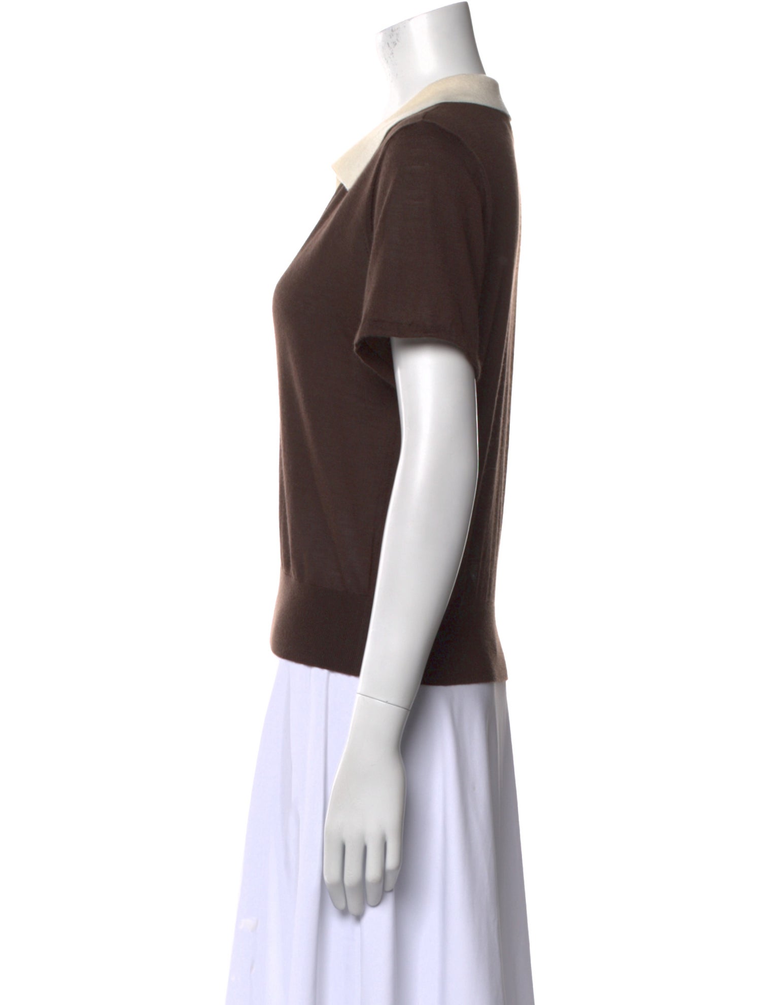 FRAME Cashmere V-Neck Polo