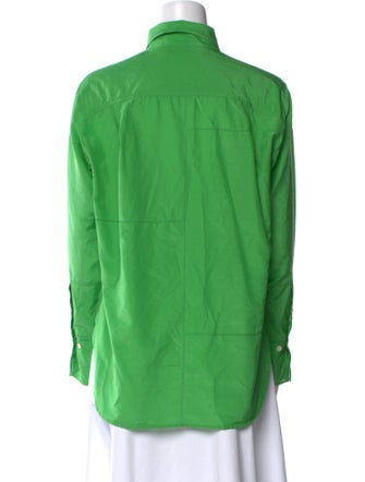 FRAME Long Sleeve Button-Up Top