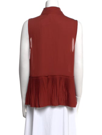 FRAME Silk V-Neck Blouse