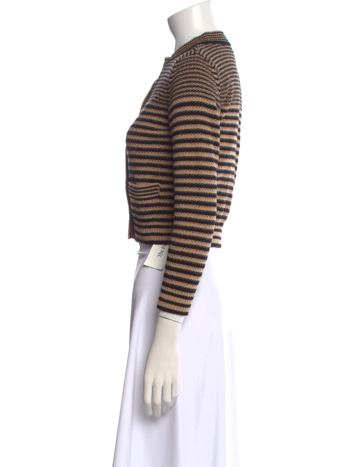FRAME Striped Crew Neck Sweater