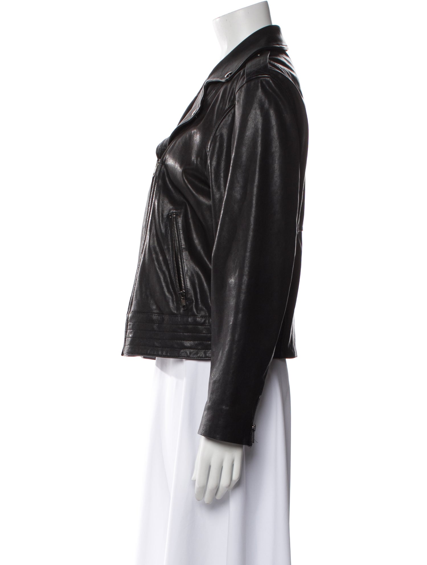 FRAME Leather Biker Jacket