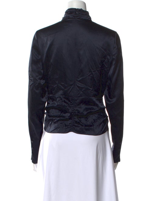 FRAME Silk Turtleneck Sweatshirt