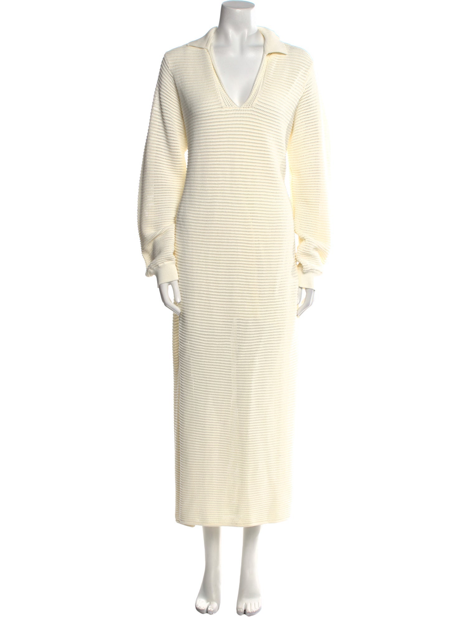 FRAME V-Neck Long Dress