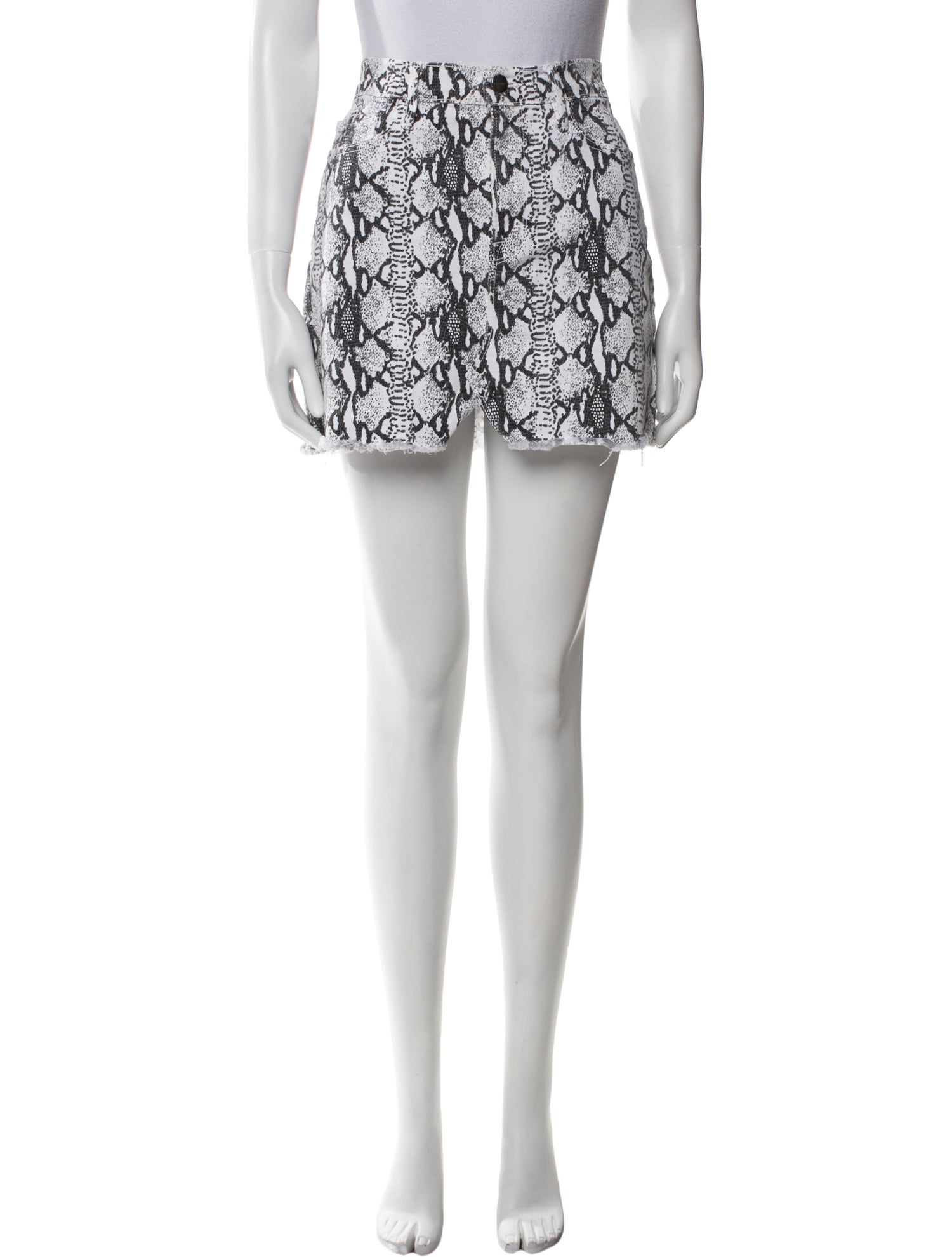 FRAME Printed Mini Skirt