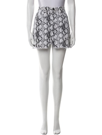 FRAME Printed Mini Skirt