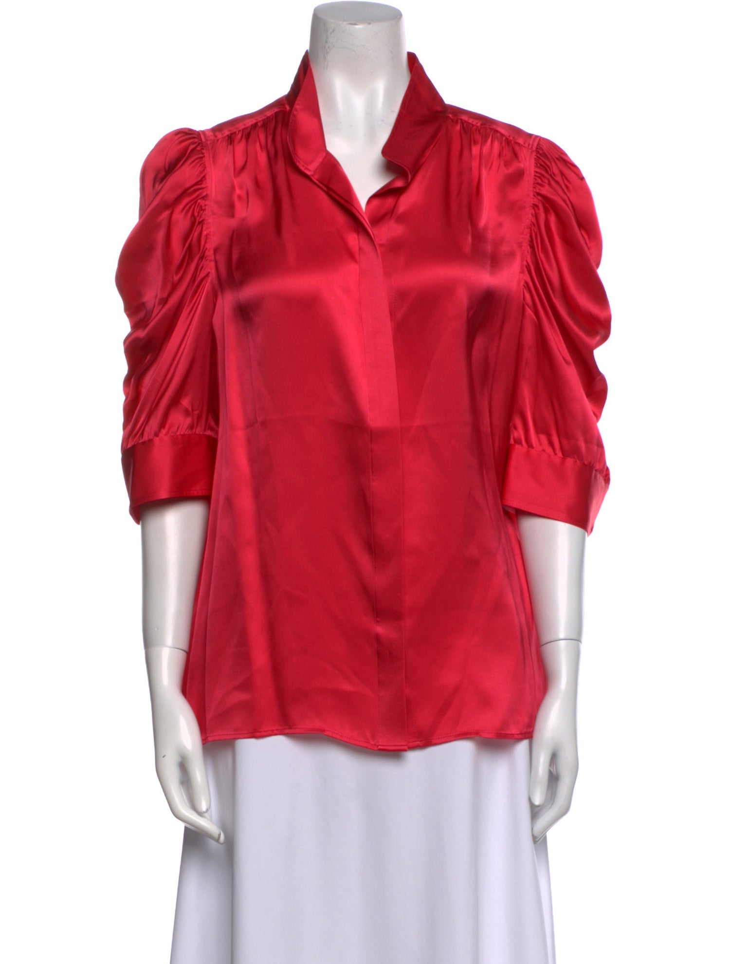 FRAME Silk Three-Quarter Sleeve Blouse w/ Tags
