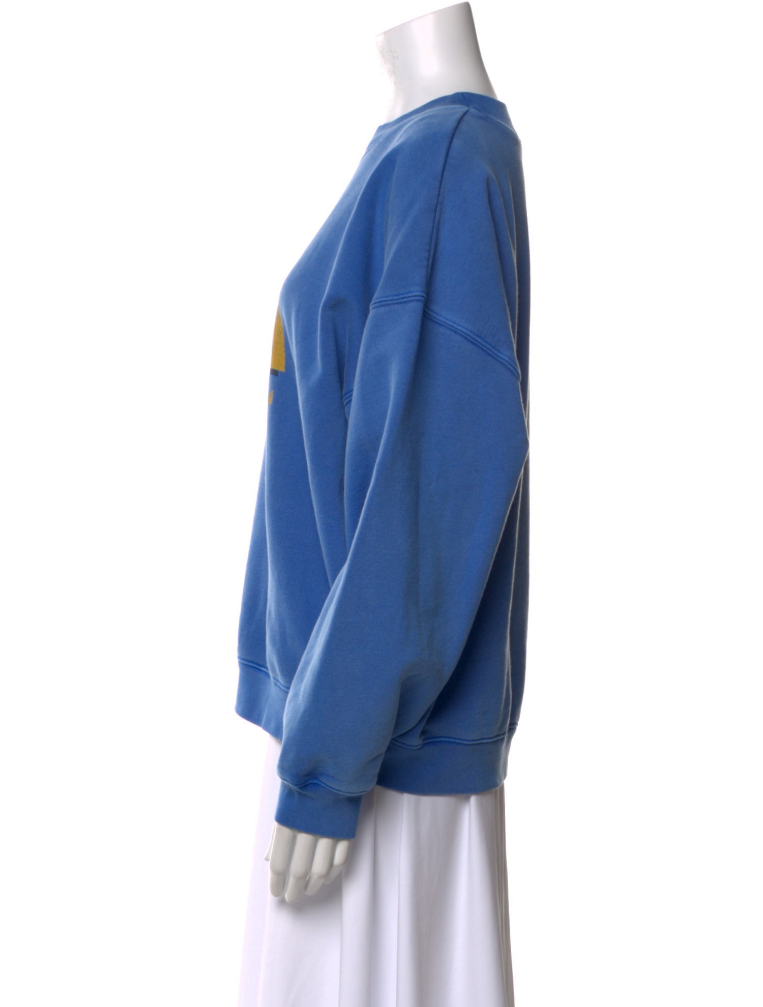 FRAME Graphic Print Crew Neck Sweatshirt