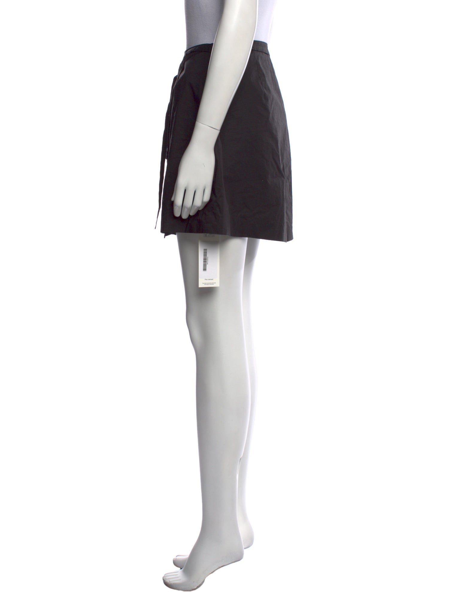 FRAME Distressed Accents Mini Skirt