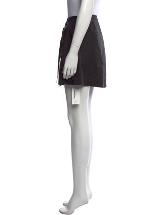 FRAME Distressed Accents Mini Skirt