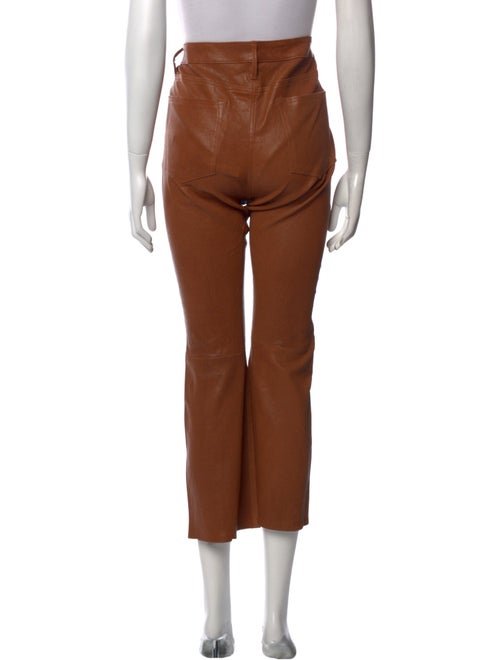 FRAME Lamb Leather Wide Leg Pants