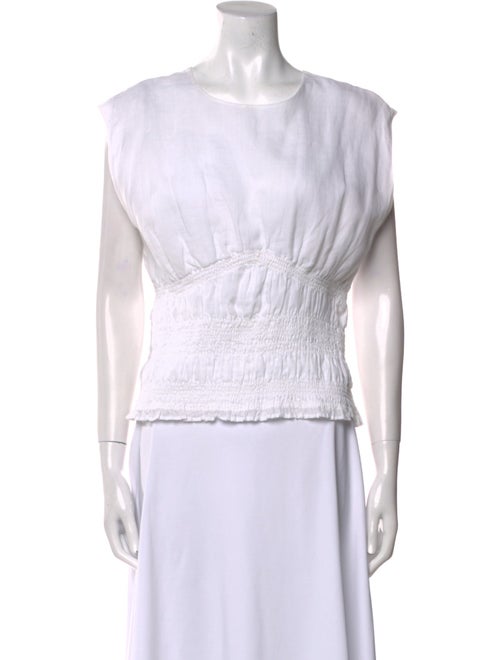 FRAME Scoop Neck Short Sleeve Top