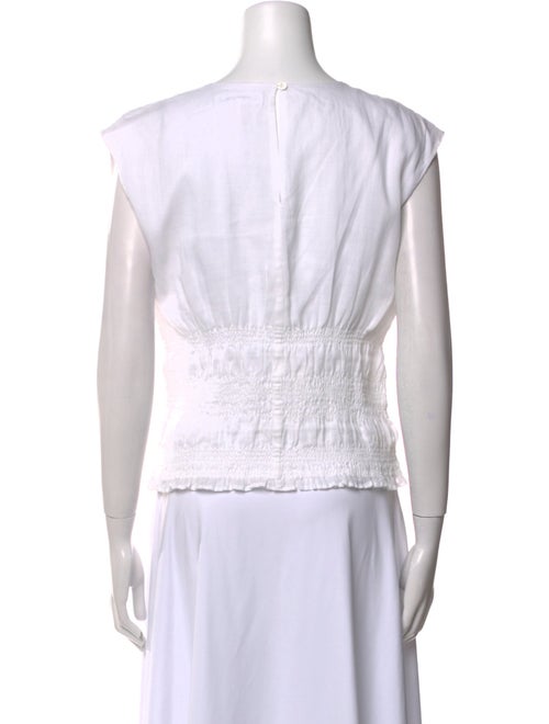 FRAME Scoop Neck Short Sleeve Top