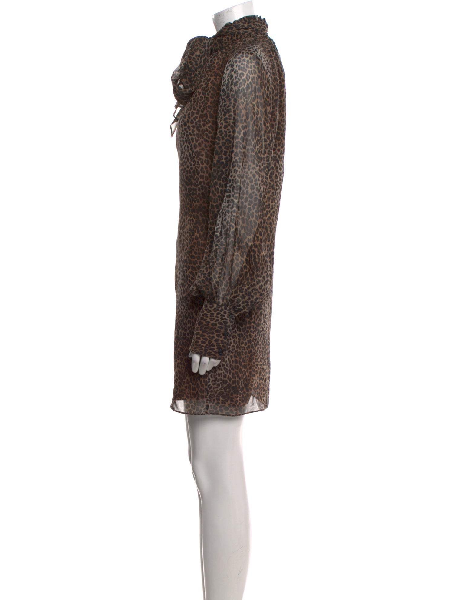 FRAME Silk Mini Dress