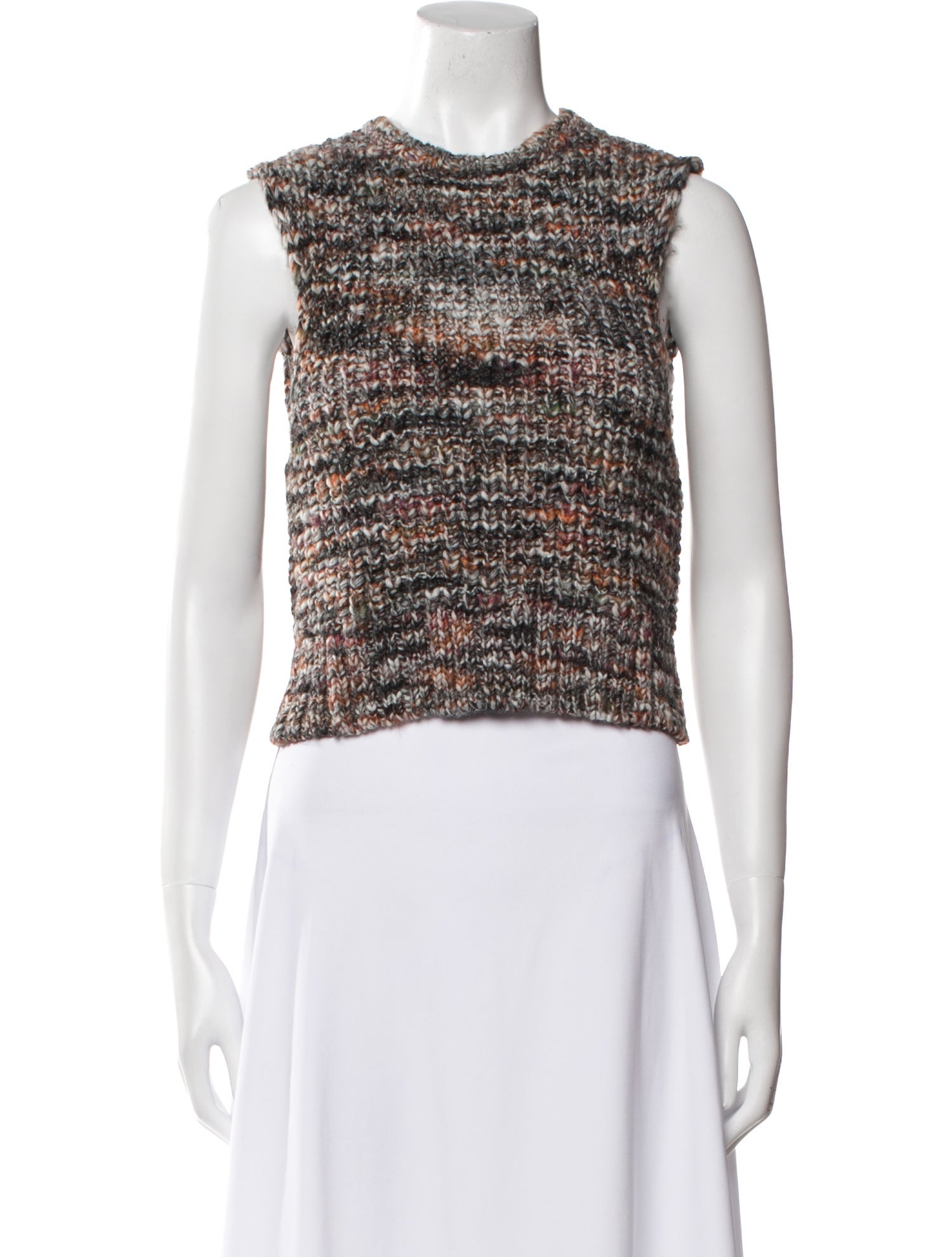 FRAME Printed Crew Neck Sweater