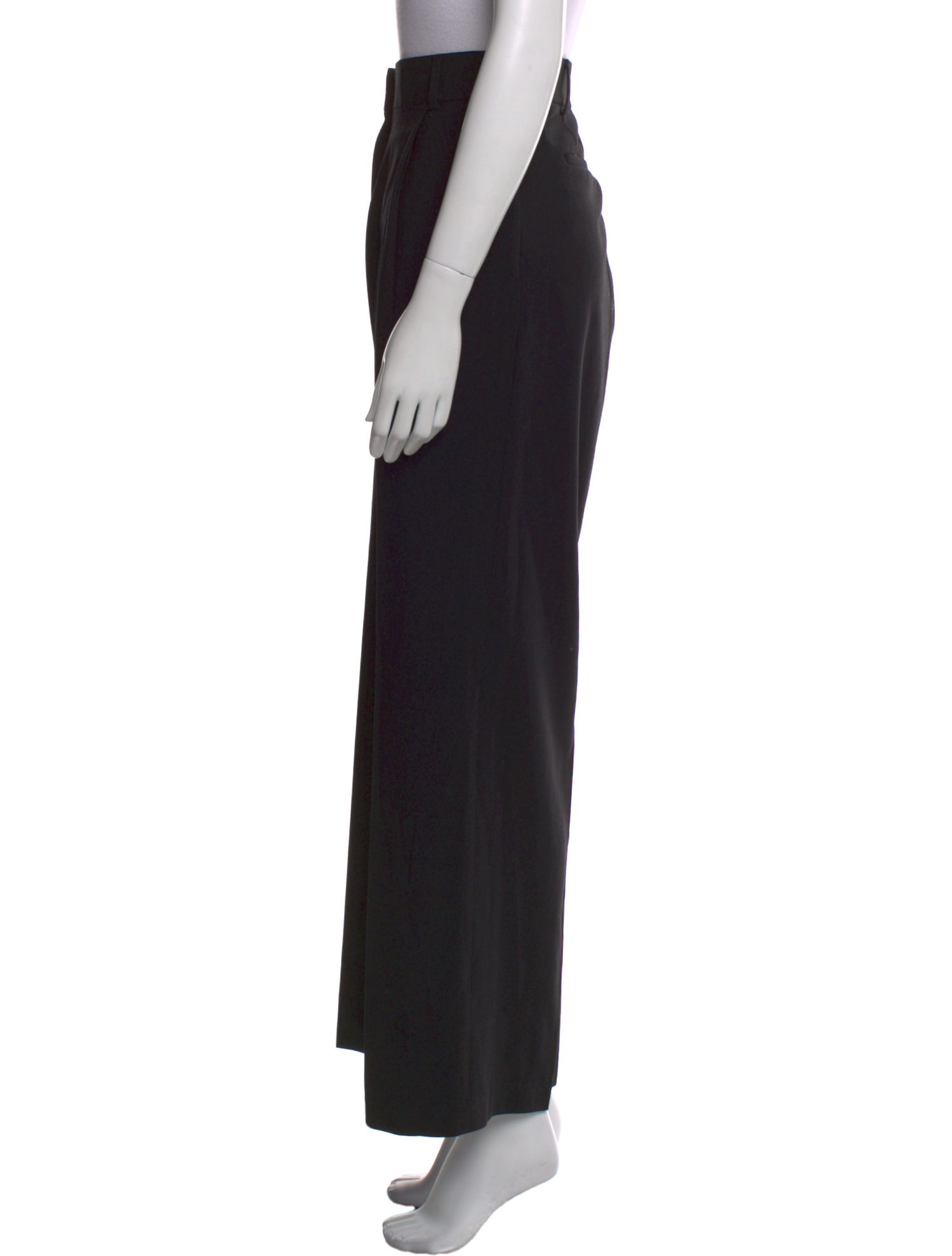 FRAME Virgin Wool Wide Leg Pants