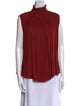 FRAME Mock Neck Sleeveless Blouse