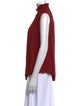 FRAME Mock Neck Sleeveless Blouse