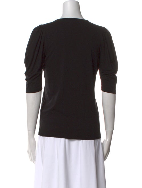 FRAME V-Neck Three-Quarter Sleeve T-Shirt