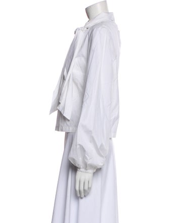 FRAME Mock Neck Long Sleeve Blouse