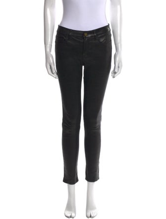 FRAME Lamb Leather Skinny Leg Pants