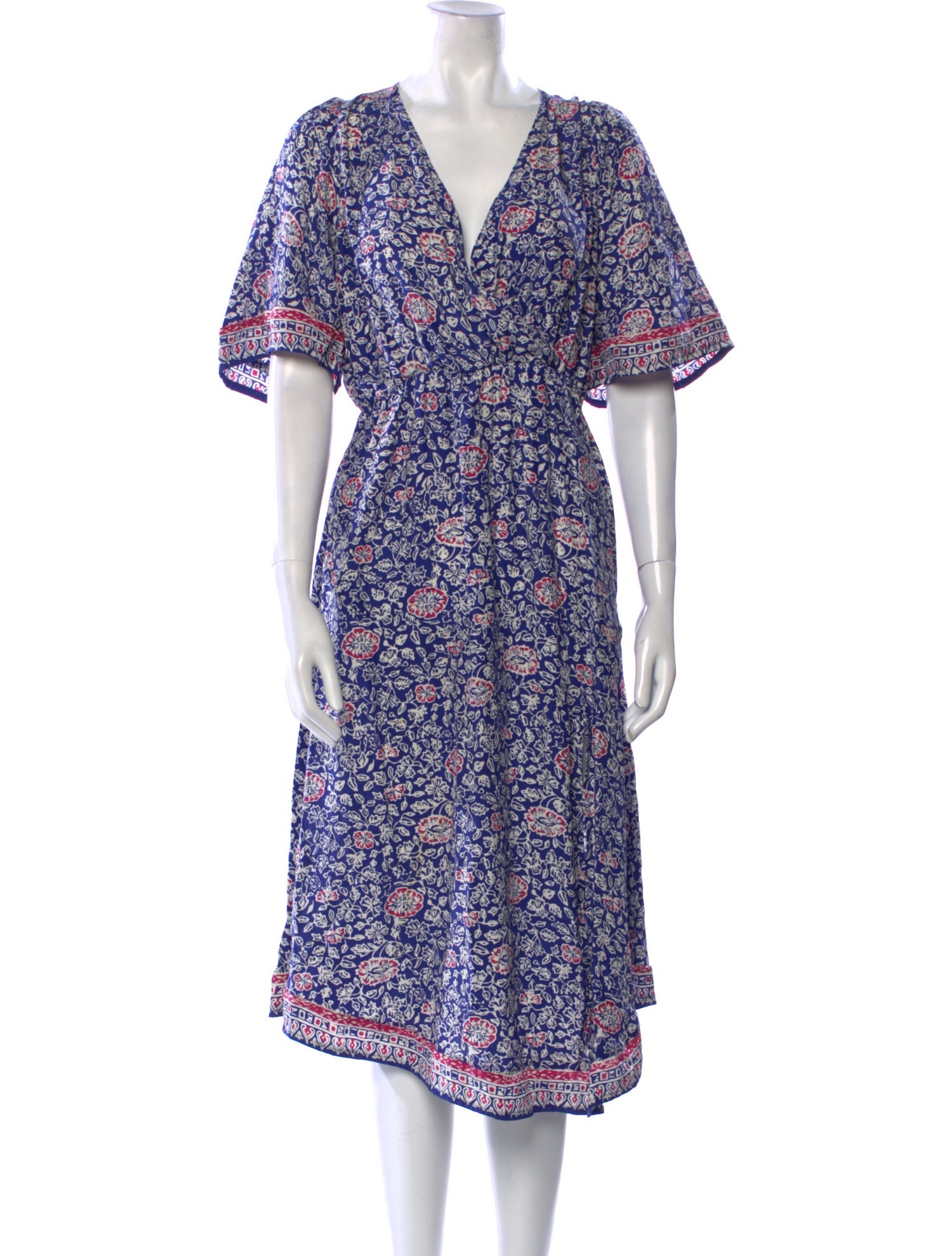 Natalie Martin Silk Midi Length Dress