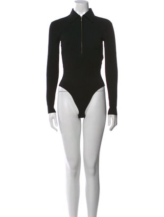 FRAME Mock Neck Long Sleeve Bodysuit