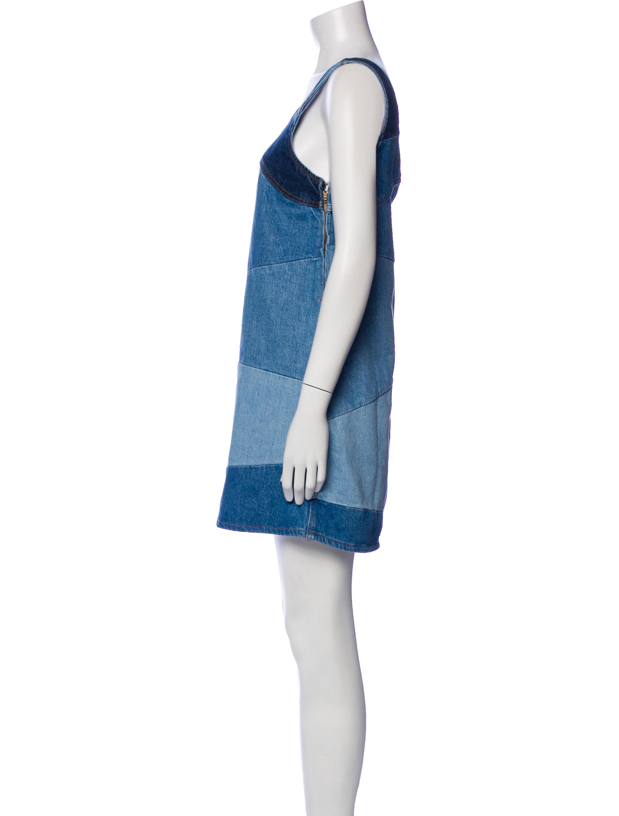 FRAME Colorblock Pattern Mini Dress