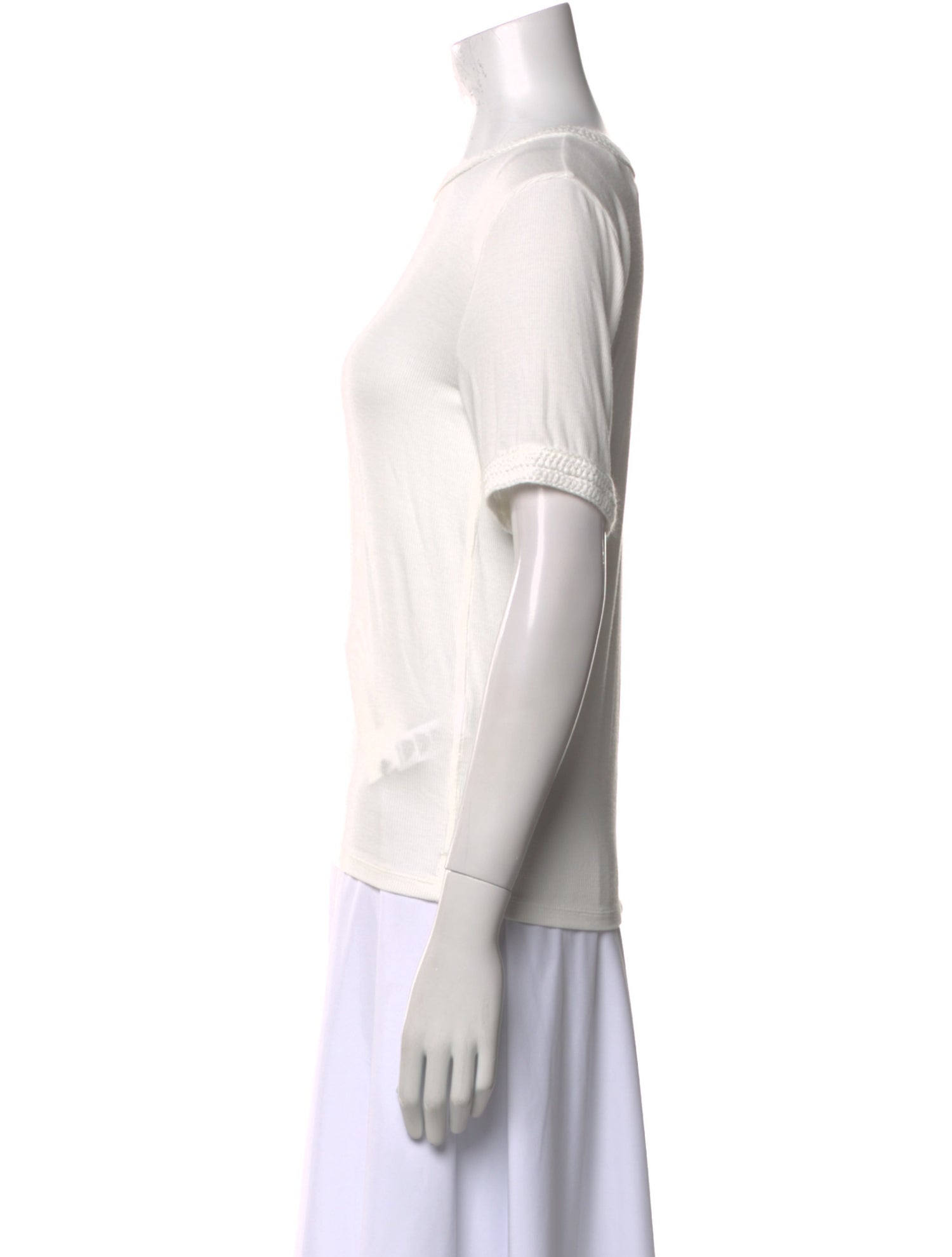 FRAME Bateau Neckline Short Sleeve T-Shirt