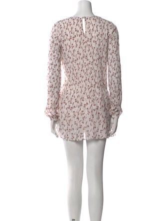 FRAME Printed Mini Dress