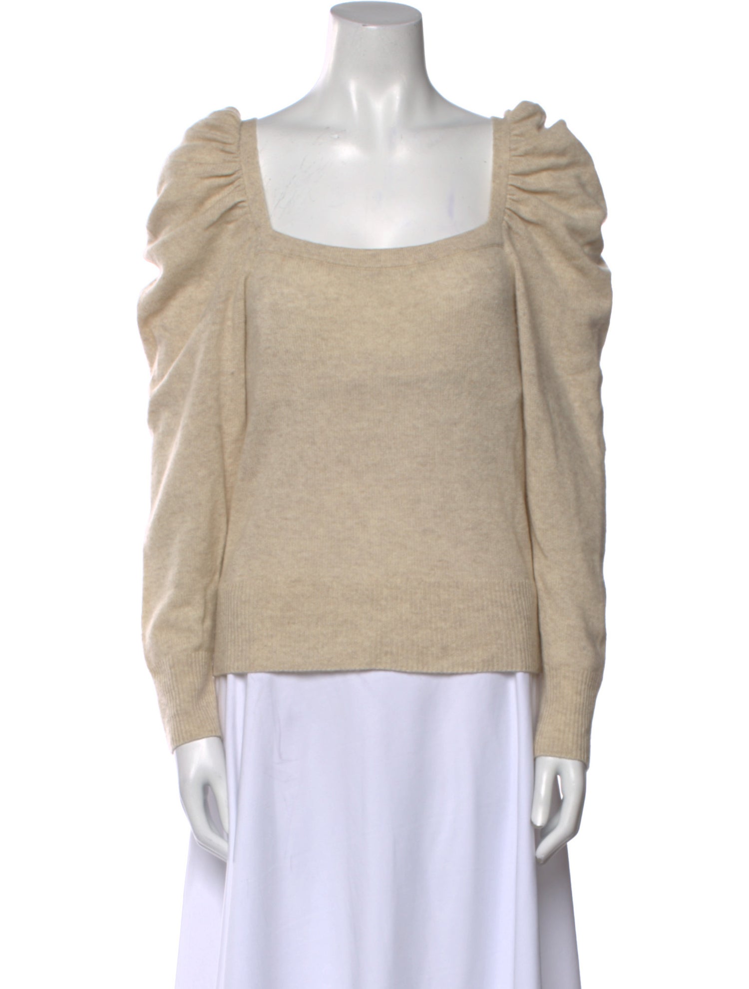 FRAME Cashmere Square Neckline Sweater