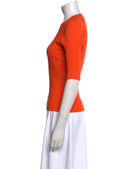 FRAME Crew Neck Three-Quarter Sleeve Top