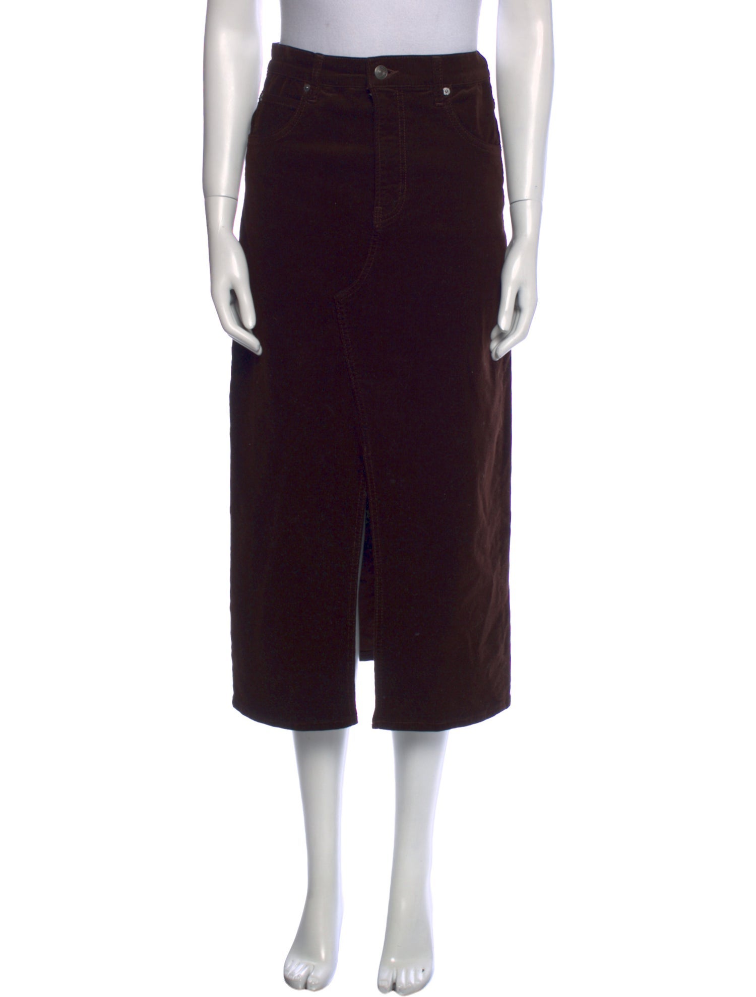 FRAME Midi Length Skirt